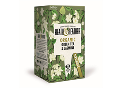תה ירוק ויסמין אורגני 20 שקיקים - הית` אנד הית`ר