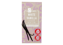 שוקולד טבעוני לבן ווניל אורגני - אייצ'וק 80 גרם