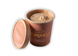 גלידה על בסיס שיבולת שועל קפה עם שוקולד מריר טבעוני - הרודיון